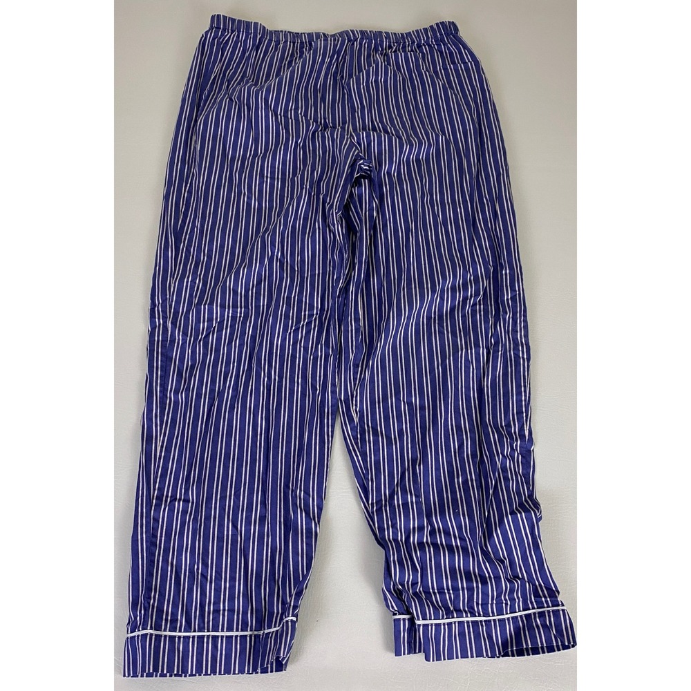 Harry Potter Pottery Barn Teen Pajama Pants Boys Size Medium‎ Striped Blue White